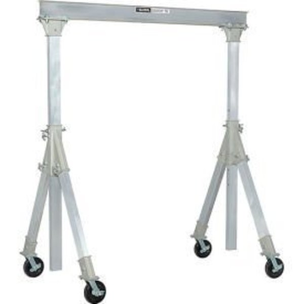 Global Equipment Adjustable Height Aluminum Gantry Crane, 12'W x 9'6"-12'H, 4000lb Lb. Cap. HAG 241360